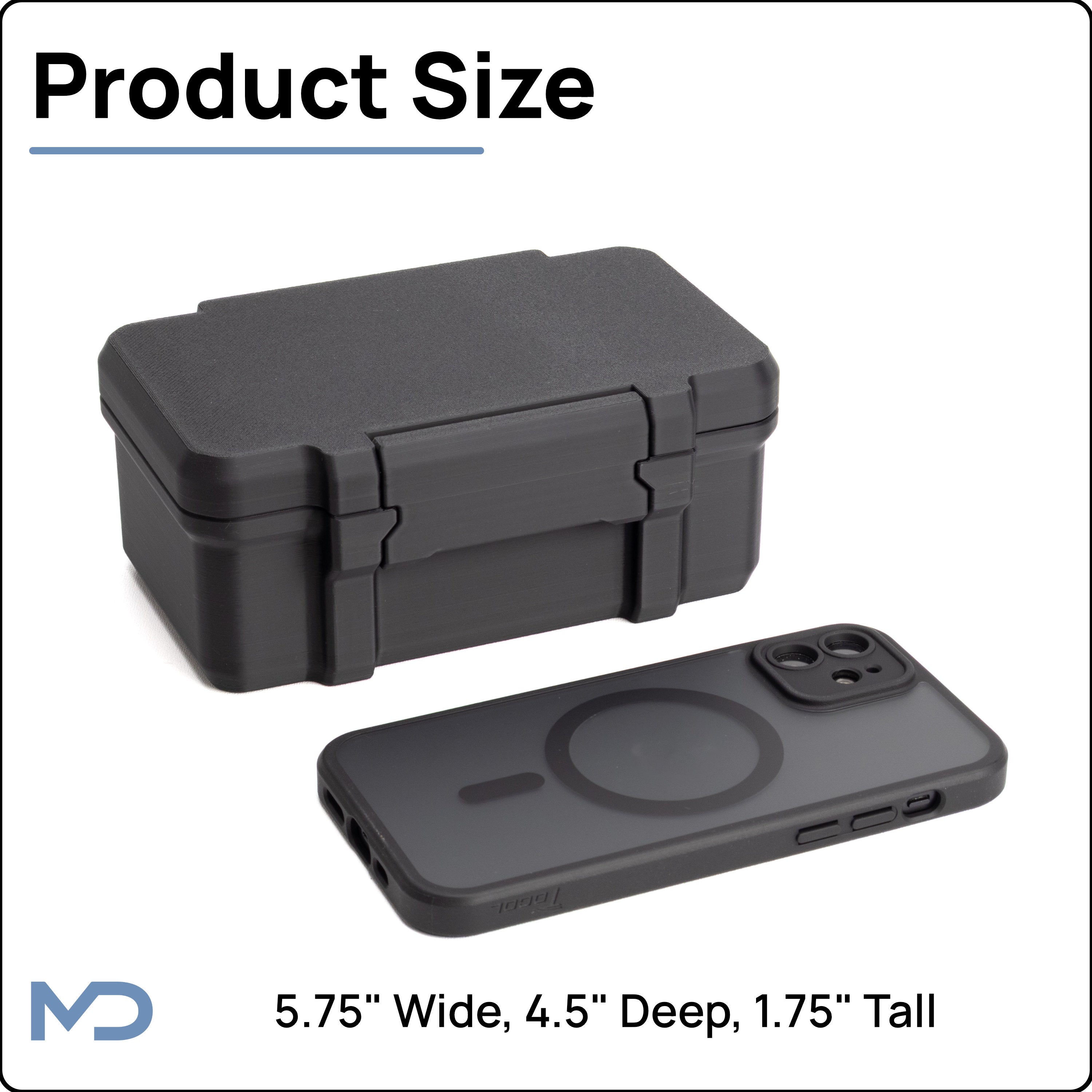 10ml Three Vial Case | Plus Room for Syringes and Alcohol Wipes