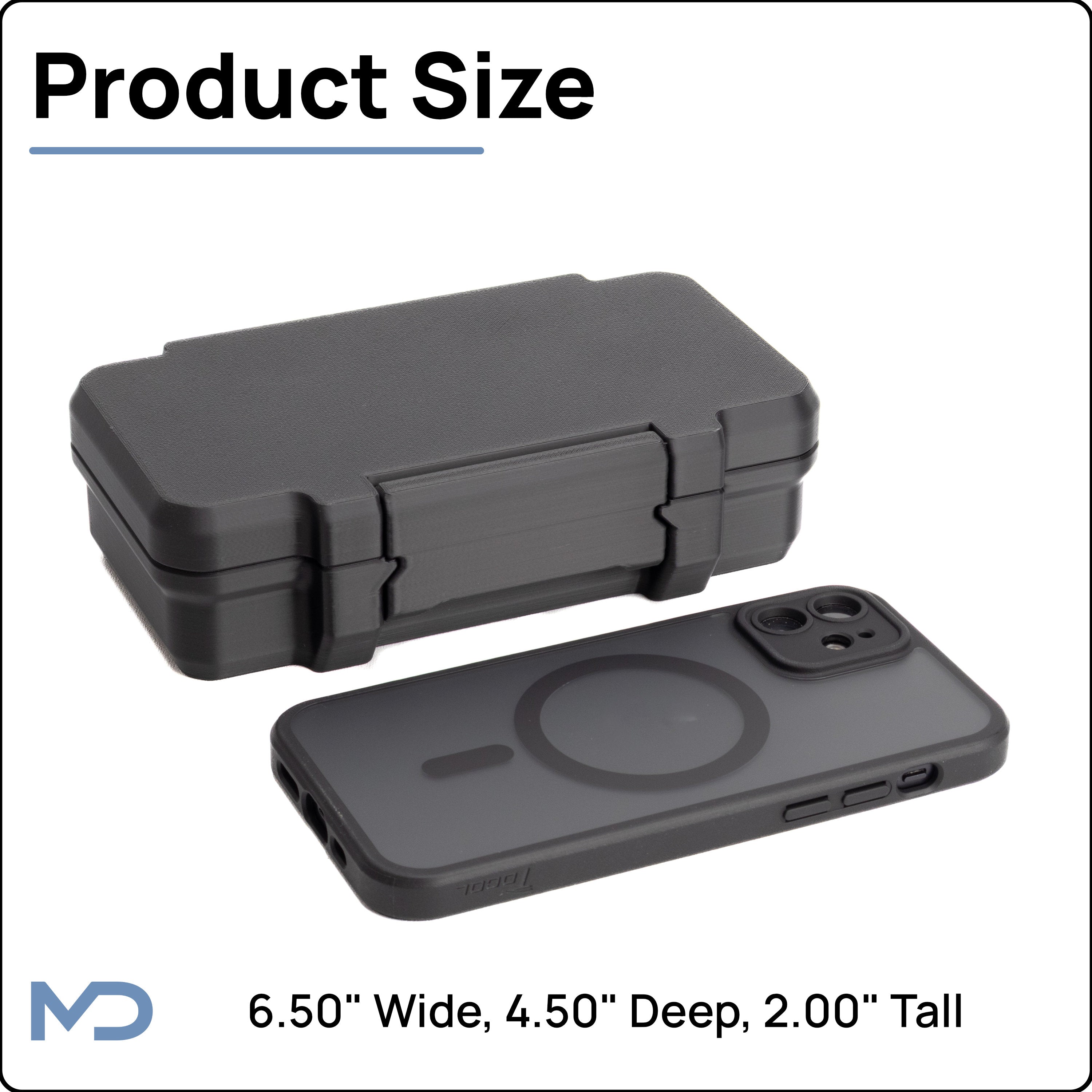 3ml Seven Vial Peptide Case | Plus Syringe Compartment