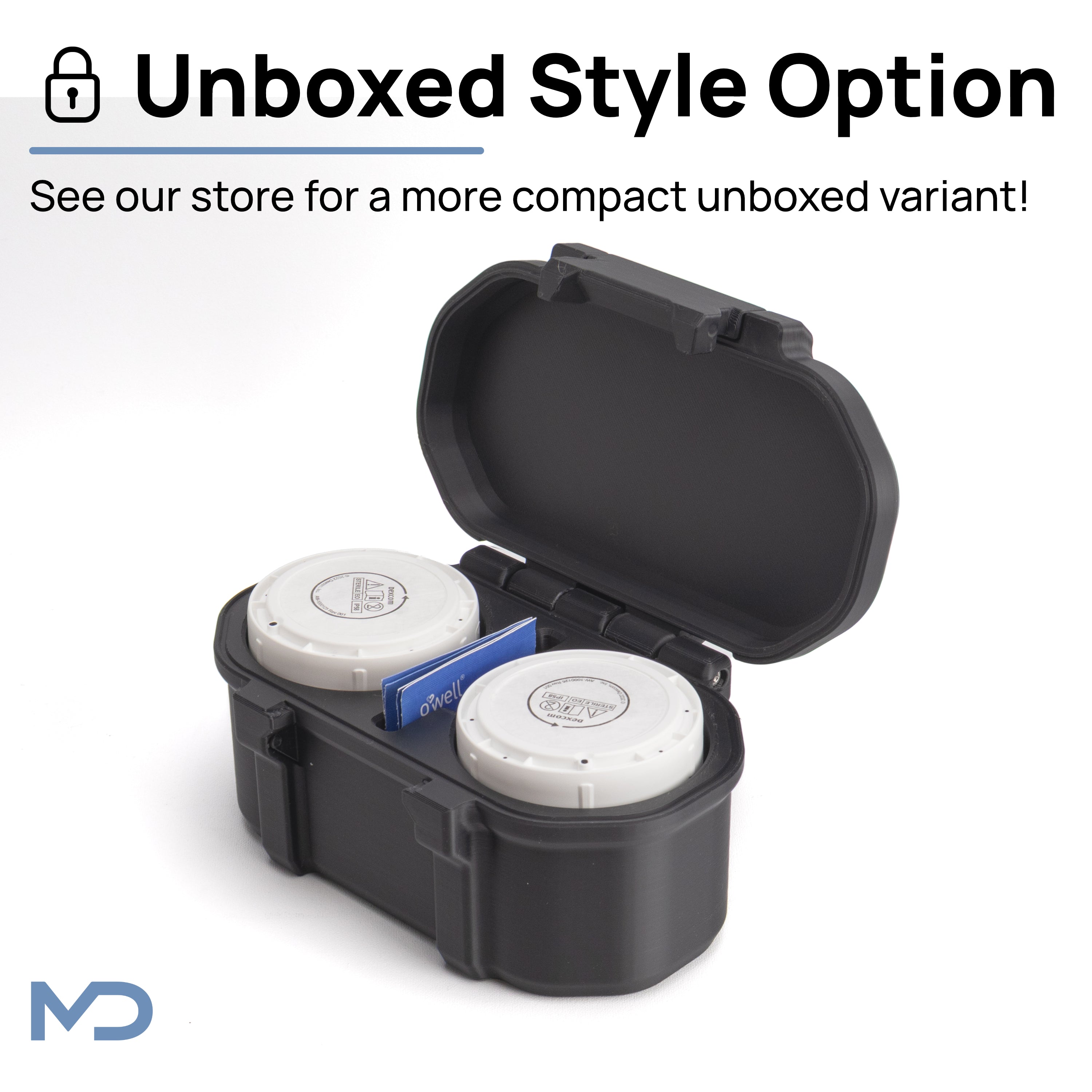 Dexcom G7 Travel Case | Two Sensors and Skin Prep Wipes