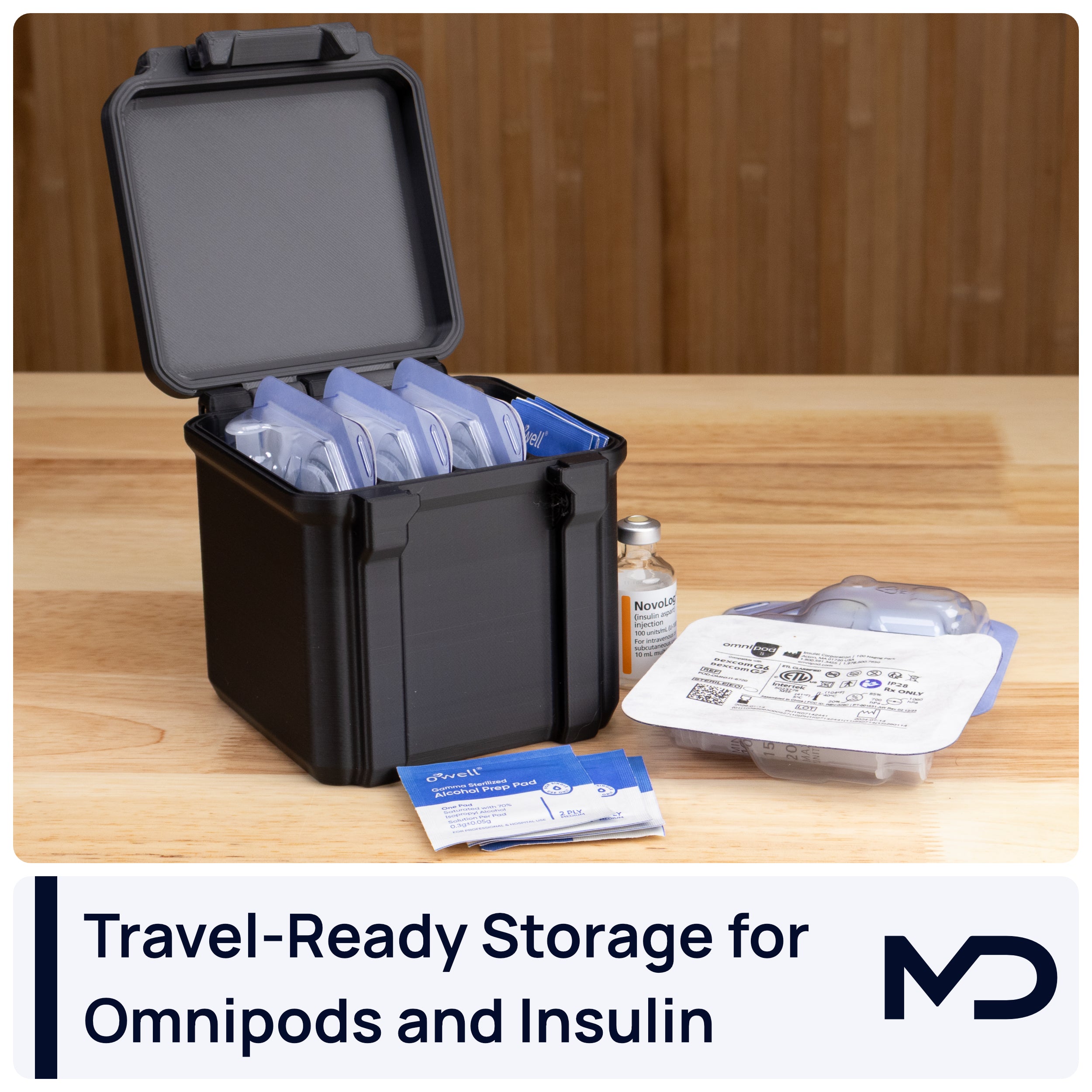 Omnipod 3-Pod Travel Case