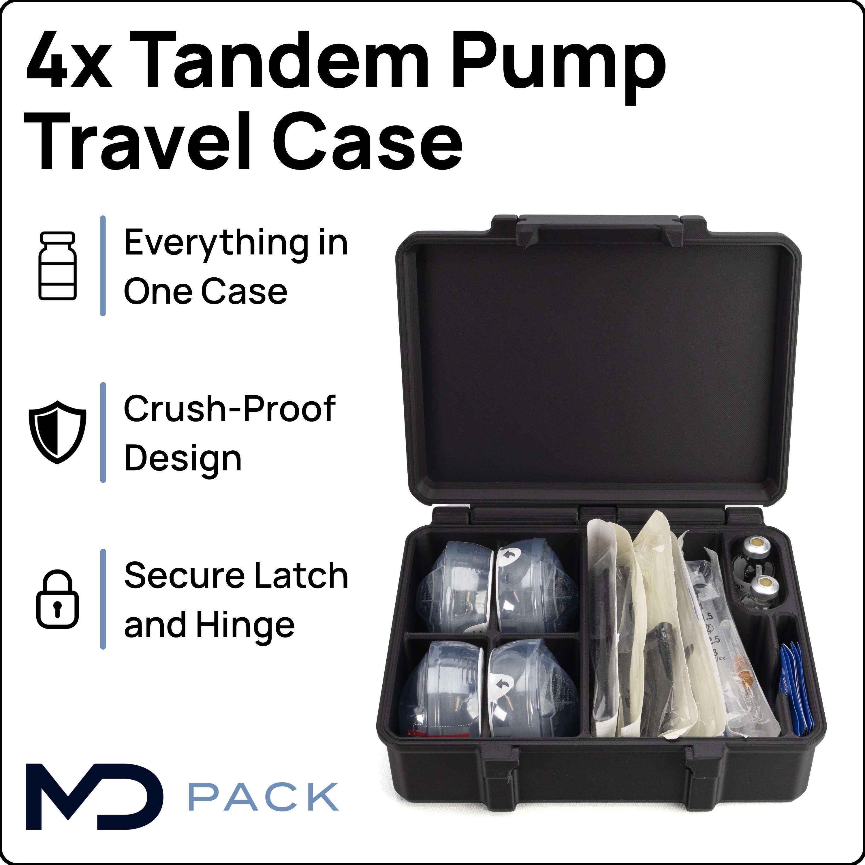Tandem AutoSoft Quadruple T-Slim and Mobi Pump Supply Case
