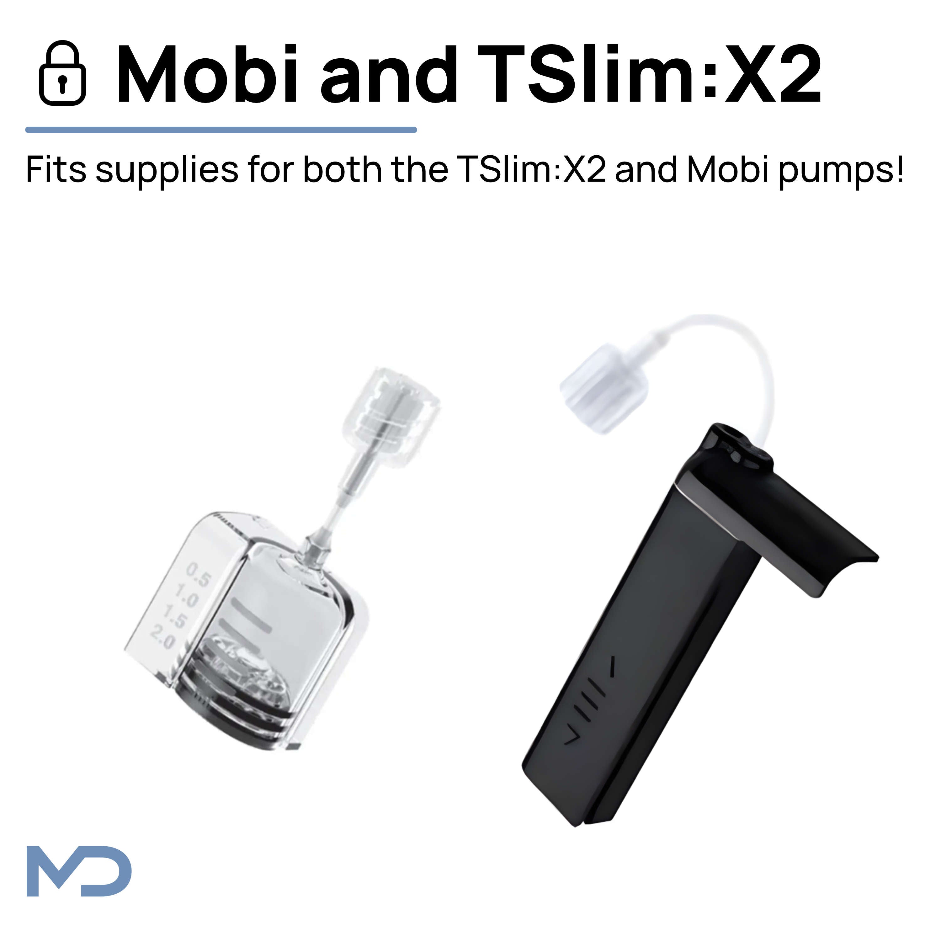 Tandem AutoSoft Quadruple T-Slim and Mobi Pump Supply Case
