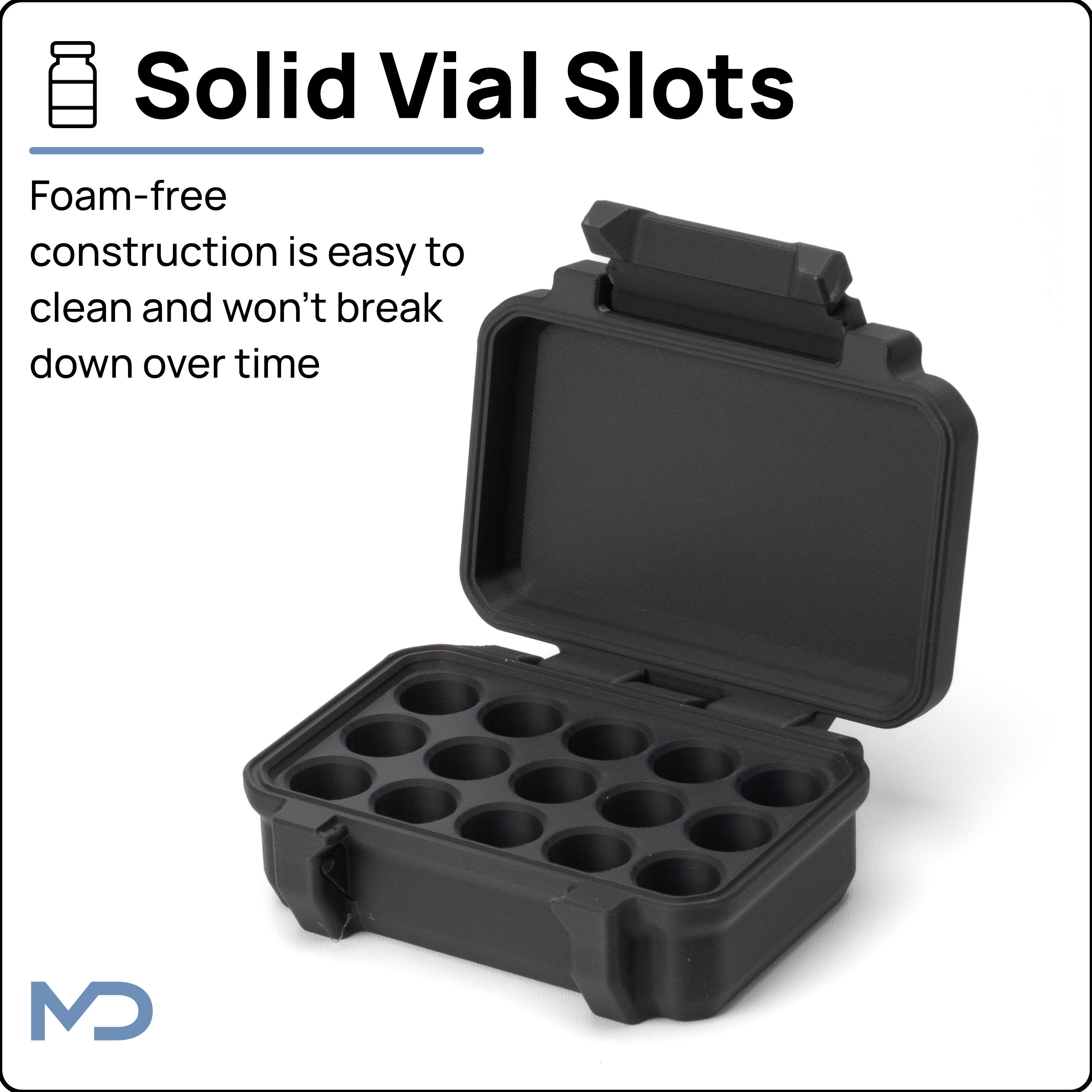 3ml Fifteen Vial Peptide Case