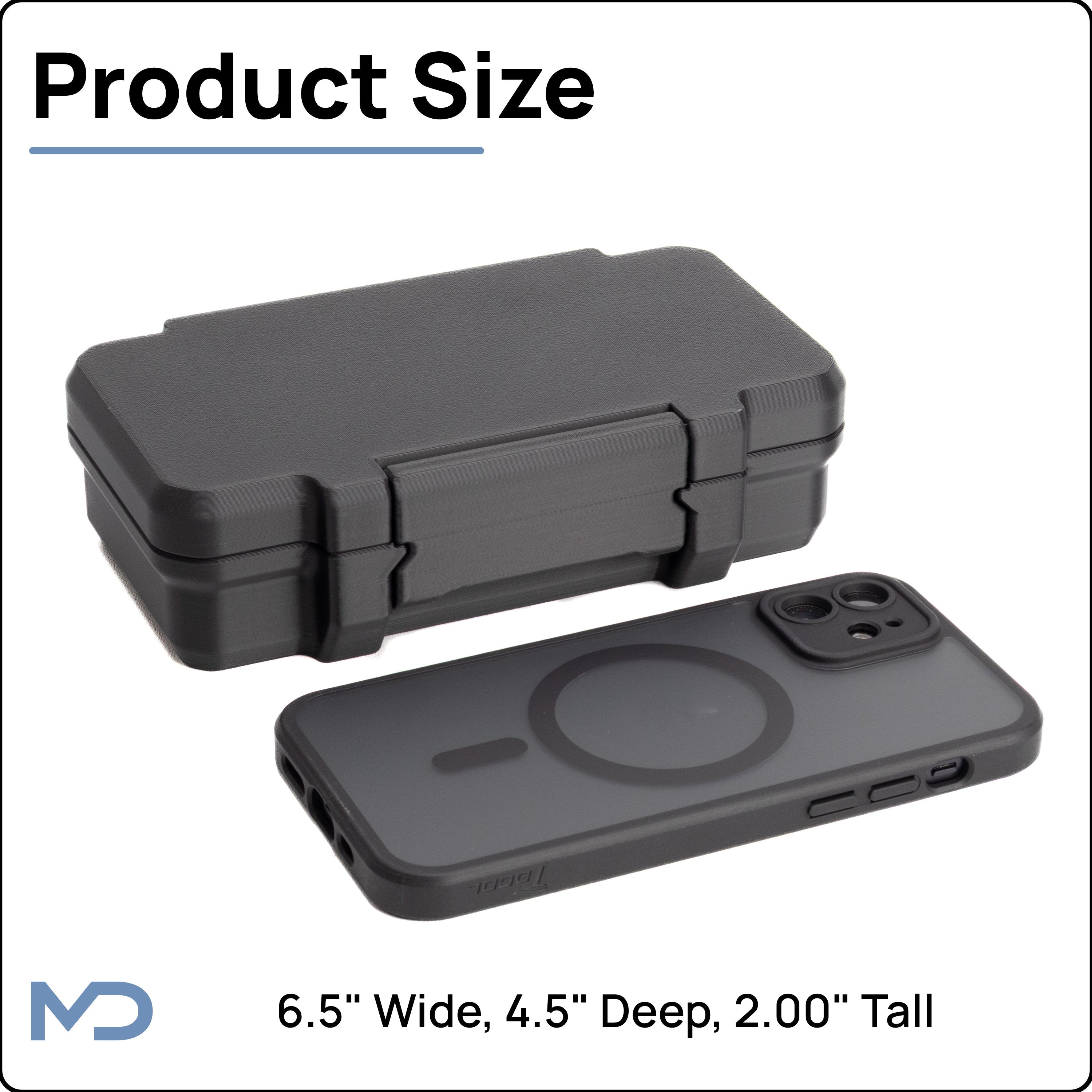 3ml Four Vial Peptide Case | Plus Syringe and Alcohol Wipe Compartments