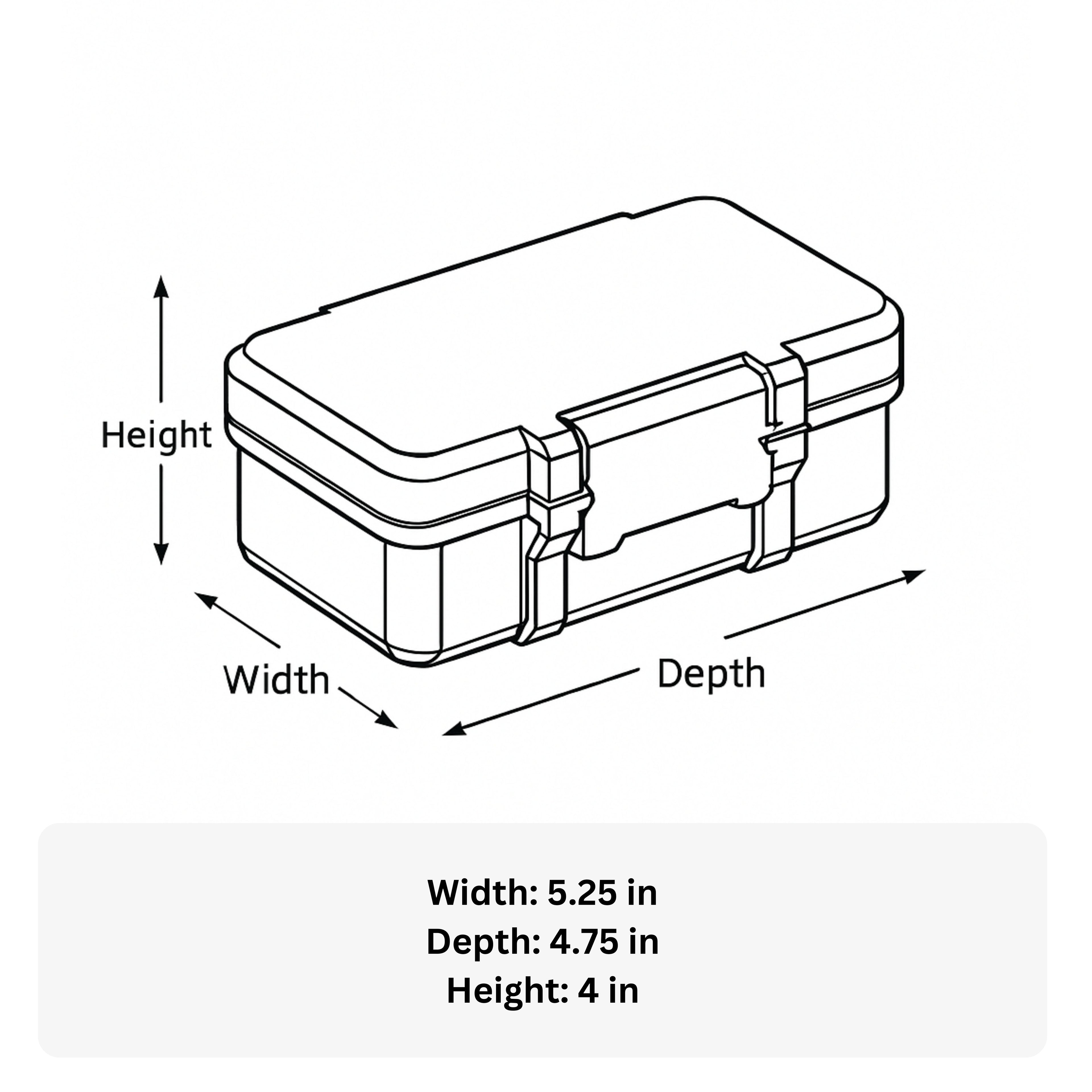 XL 3 Pod Omnipod and Insulin Vial Travel Case