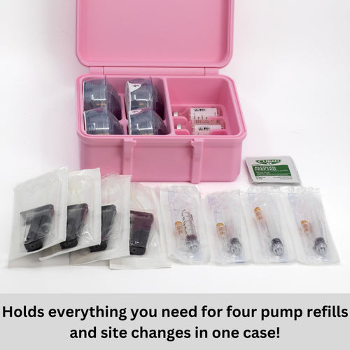 Large Tandem T-Slim and Mobi Travel Case | 4 Autosoft Infusion Set Site Changes