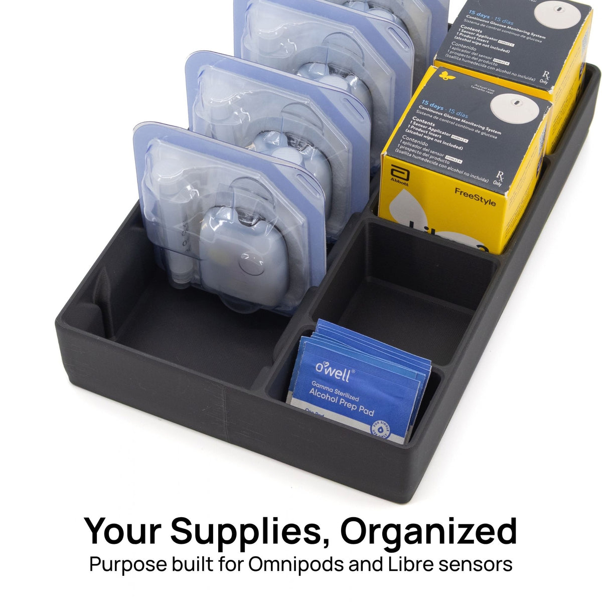Omnipod and CGM Organizer (For Dexcom and Libre)