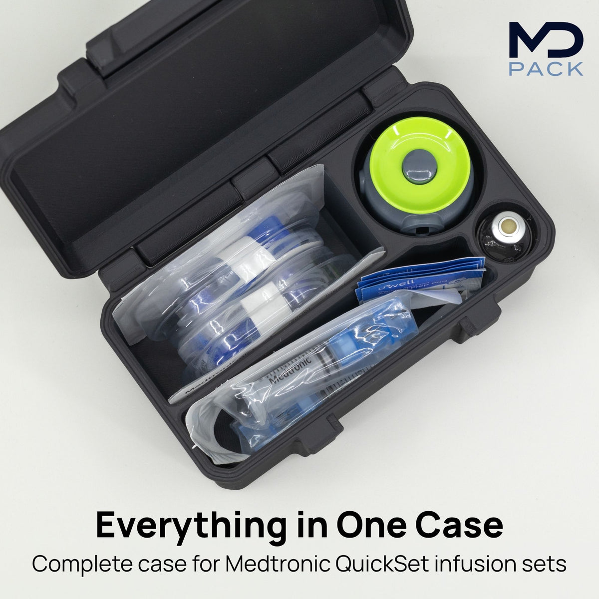 2X Medtronic QuickSet Pump Supply Case