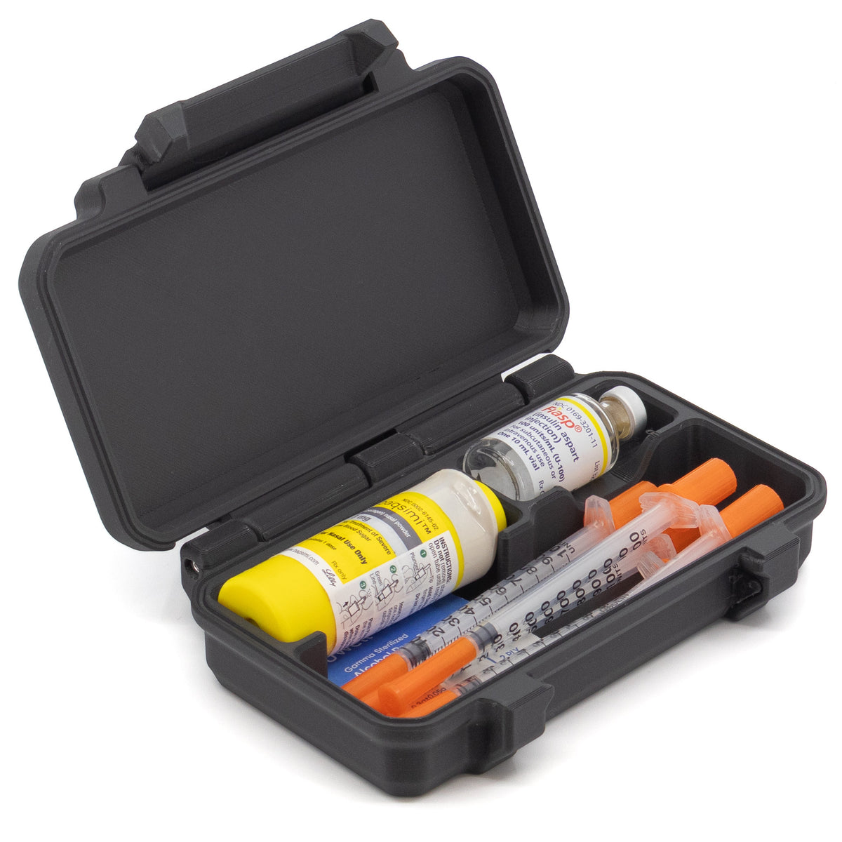 Diabetic Emergency Case for Nasal Glucagon and Insulin