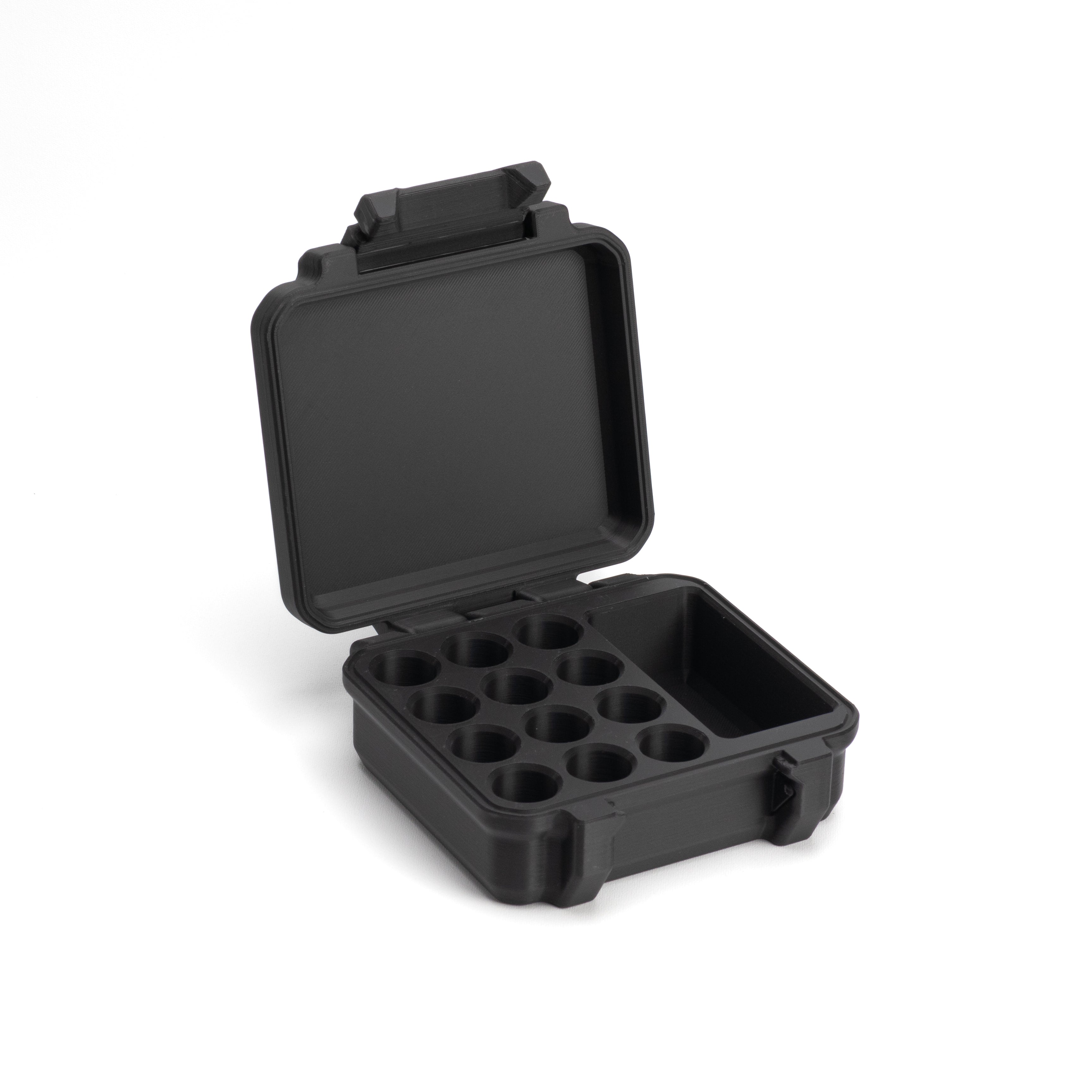 3ml Twelve Vial Peptide Case | Plus 30ml Bacteriostatic Water Compartment