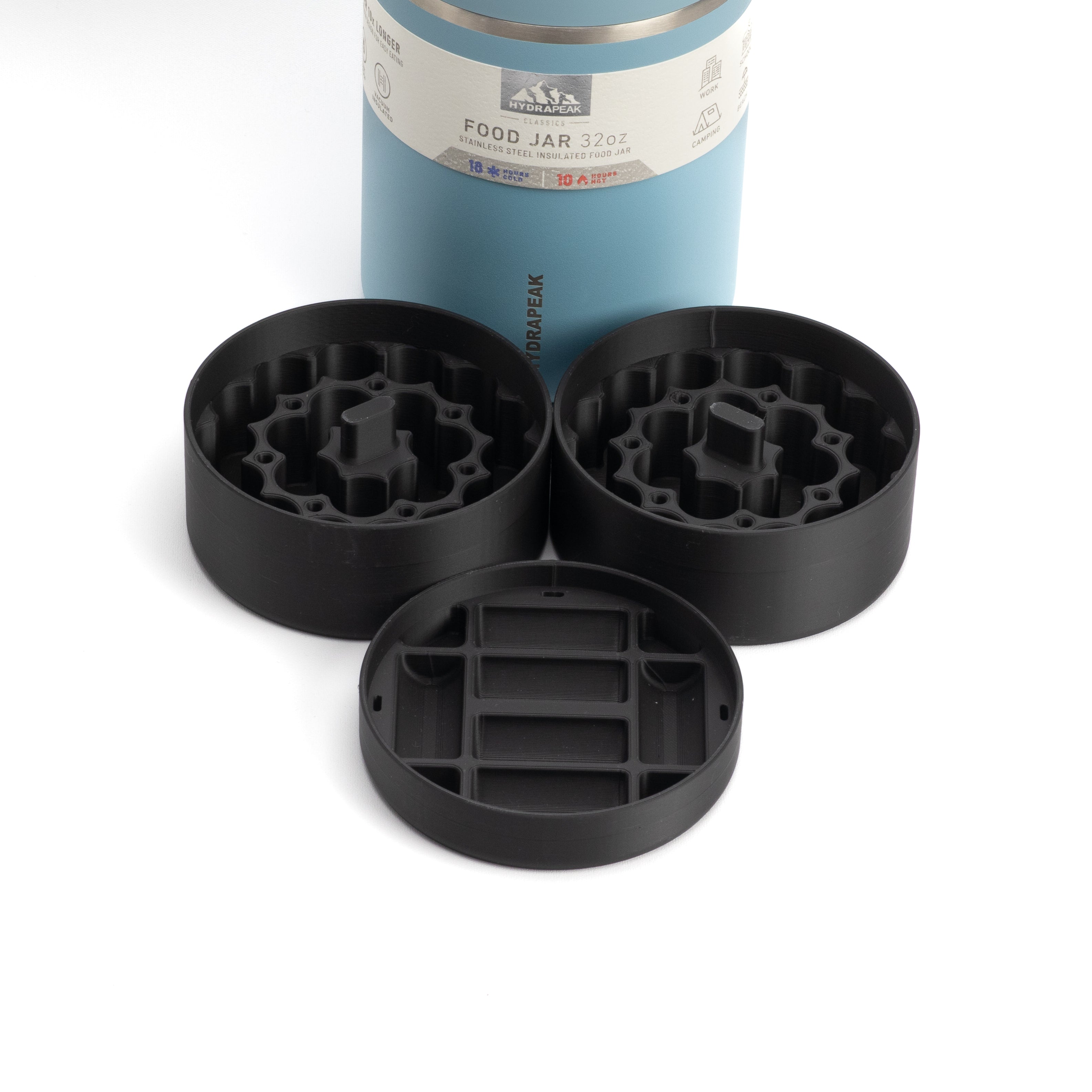 3ml Hydrapeak Peptide Storage Inserts | Fits 32oz Hydrapeak Food Jar