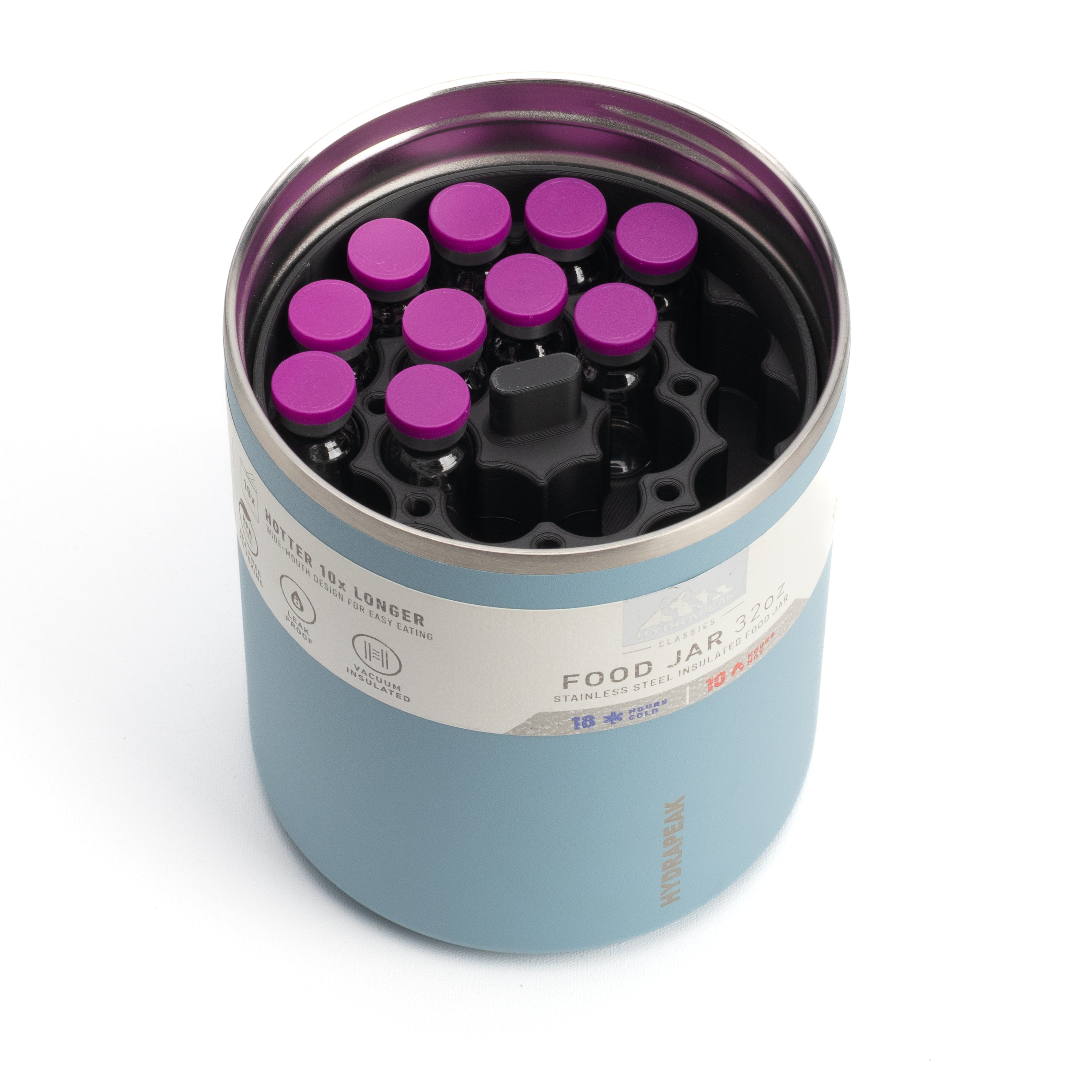 3ml Hydrapeak Peptide Storage Inserts | Fits 32oz Hydrapeak Food Jar