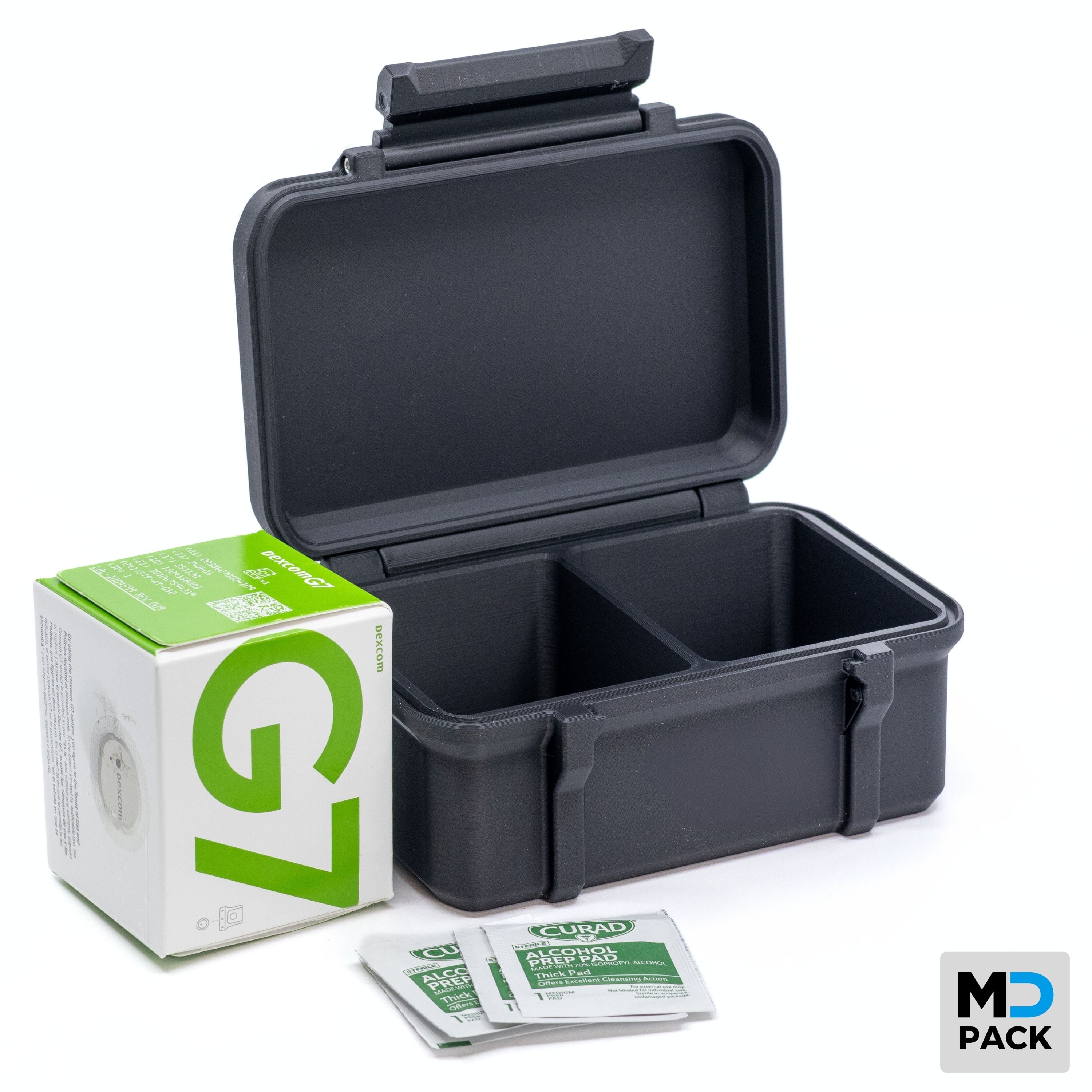 Dexcom G7 Travel Case | Two Sensors and Skin Prep Wipes